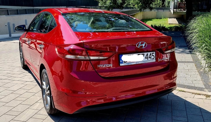 Hyundai Elantra cena 53000 przebieg: 84000, rok produkcji 2016 z Wrocław małe 67
